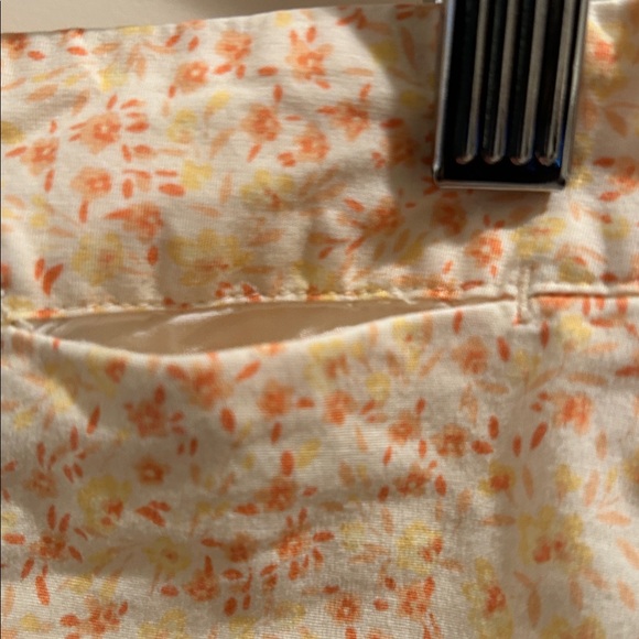 American Eagle Outfitters stretch Floral boxy preppy Skirt pockets/zip back 10 - Picture 7 of 12